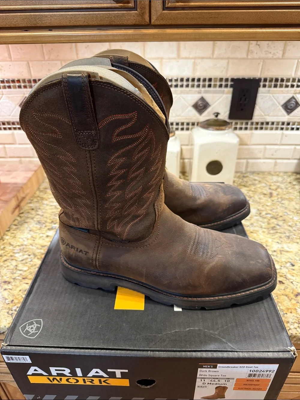 Ariat Groundbreaker H2O Steel Toe boots